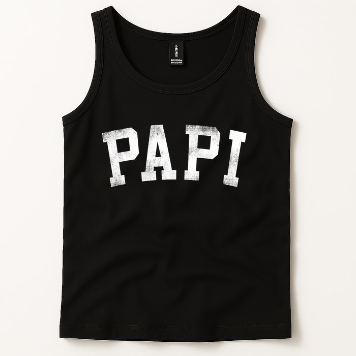 Papi Classic Bold Font Birthday Papi Tank Top