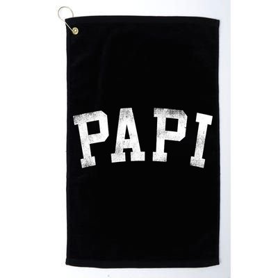 Papi Classic Bold Font Birthday Papi Golf Towel