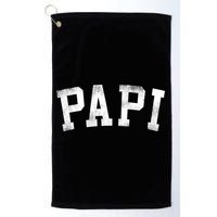 Papi Classic Bold Font Birthday Papi Golf Towel