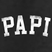 Papi Classic Bold Font Birthday Papi Golf Towel