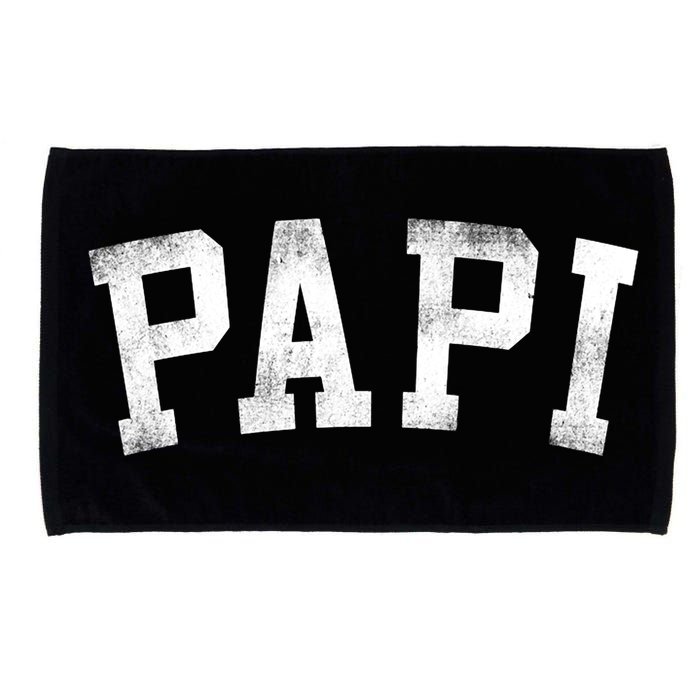 Papi Classic Bold Font Birthday Papi Microfiber Hand Towel