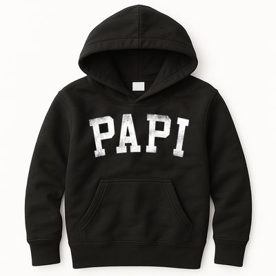 Papi Classic Bold Font Birthday Papi Kids Hoodie