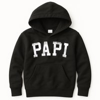 Papi Classic Bold Font Birthday Papi Kids Hoodie