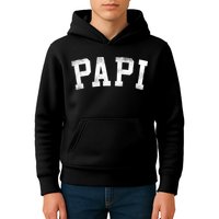 Papi Classic Bold Font Birthday Papi Kids Hoodie