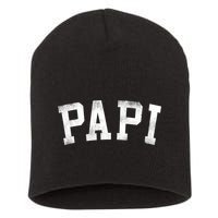 Papi Classic Bold Font Birthday Papi Short Acrylic Beanie