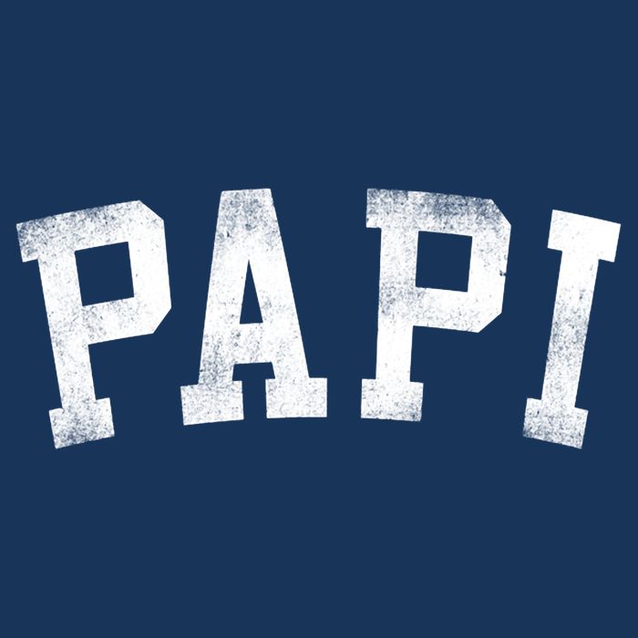 Papi Classic Bold Font Birthday Papi Infant Baby Jersey Bodysuit