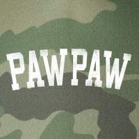 Pawpaw Classic Bold Font FatherS Day Pawpaw Raglan Baseball Legacy Tie Dye Trucker Hat