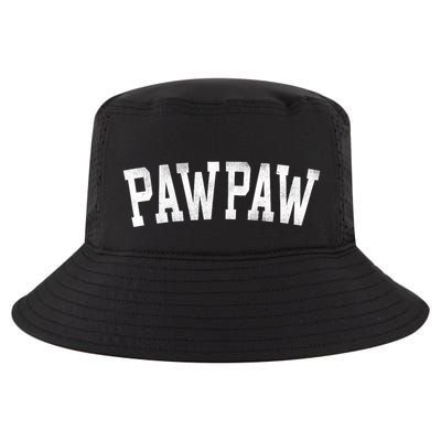 Pawpaw Classic Bold Font FatherS Day Pawpaw Raglan Baseball Cool Comfort Performance Bucket Hat