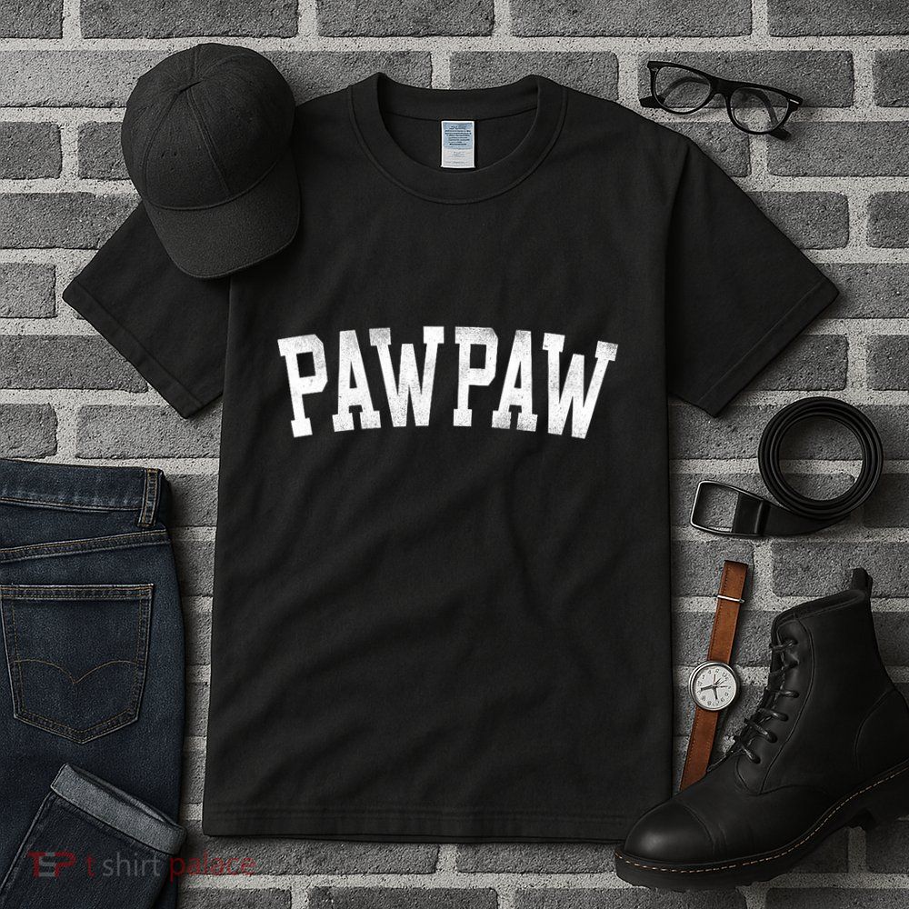 Pawpaw Classic Bold Font FatherS Day Pawpaw Raglan Baseball Tall T-Shirt