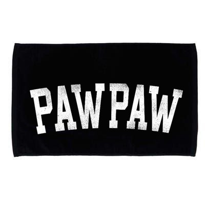 Pawpaw Classic Bold Font FatherS Day Pawpaw Raglan Baseball Microfiber Hand Towel