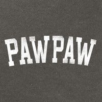 Pawpaw Classic Bold Font FatherS Day Pawpaw Raglan Baseball Cotton Canvas Backpack