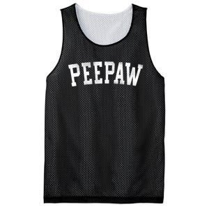 Peepaw Classic Bold Font FatherS Day Peepaw Mesh Reversible Basketball Jersey Tank