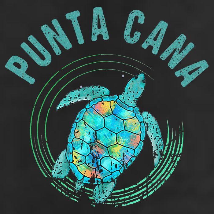 Punta Cana Beach Sea Turtle Illustration Gift Cool Comfort Performance Bucket Hat