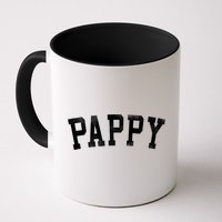 Pappy Classic Bold Font FatherS Day Pappy Mug