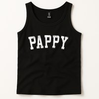 Pappy Classic Bold Font FatherS Day Pappy Tank Top