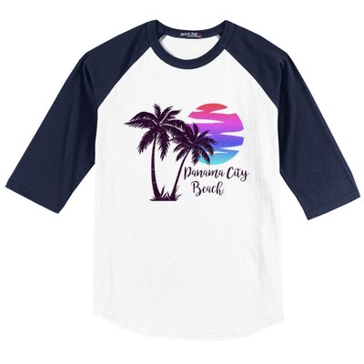 PANAMA CITY BEACH Florida Spring Break Vacation Honeymoon Premium Baseball Sleeve Shirt