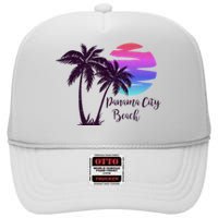 PANAMA CITY BEACH Florida Spring Break Vacation Honeymoon Premium High Crown Mesh Back Trucker Hat