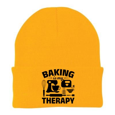 Pastry Chefs Baking Is My Therapy Cupcake Bakers Cake Bakers Meaningful Gift Knit Cap Winter Beanie