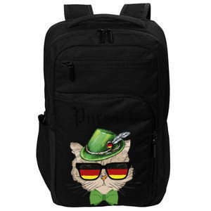 Purrost Cat Bavarian Alpine Hat Funny German Oktoberfest Impact Tech Backpack