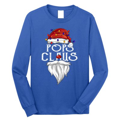 Pops Claus Beard Pops Claus Christmas Meaningful Gift Long Sleeve Shirt