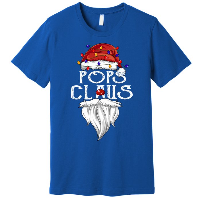 Pops Claus Beard Pops Claus Christmas Meaningful Gift Premium T-Shirt