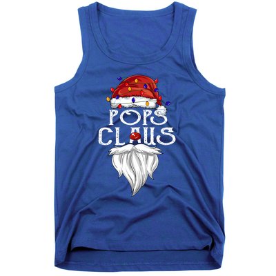 Pops Claus Beard Pops Claus Christmas Meaningful Gift Tank Top