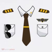 Pilot Costume Birthday Airplane Pilot Halloween Premium T-Shirt