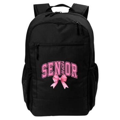 Pinkk Coquette Bow Senior 2025 Class Of 2025 Grad For Girl Gift Backpack