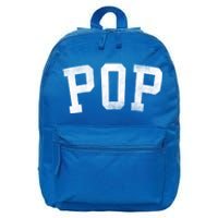 Pop Classic Bold Font FatherS Day Pop Gift 16 in Basic Backpack