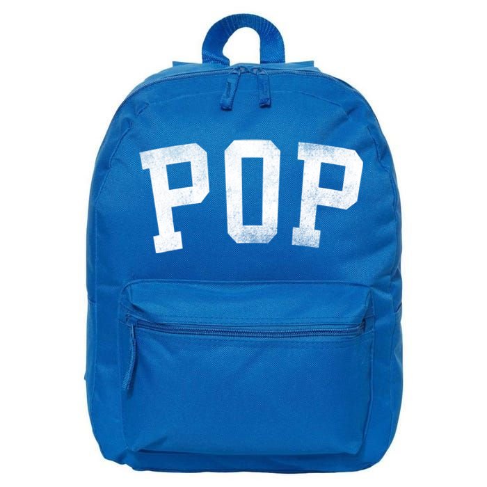 Pop Classic Bold Font FatherS Day Pop Gift 16 in Basic Backpack