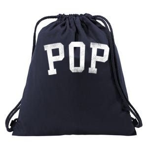 Pop Classic Bold Font FatherS Day Pop Gift Drawstring Bag