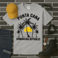 Punta Cana Beach Souvenir RD Dominican Republic 2022 Tall T-Shirt