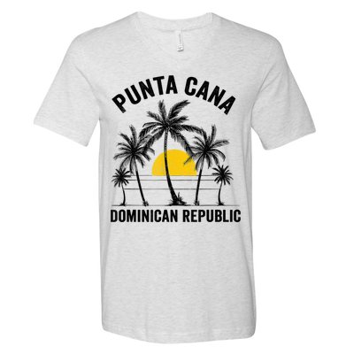 Punta Cana Beach Souvenir RD Dominican Republic 2022 V-Neck T-Shirt
