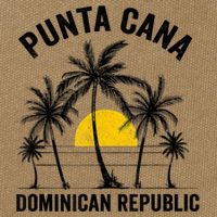 Punta Cana Beach Souvenir RD Dominican Republic 2022 Cotton Canvas Backpack