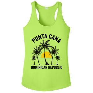 Punta Cana Beach Souvenir RD Dominican Republic 2022 Ladies PosiCharge Competitor Racerback Tank