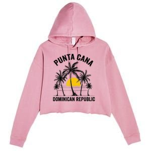 Punta Cana Beach Souvenir RD Dominican Republic 2022 Crop Fleece Hoodie