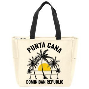 Punta Cana Beach Souvenir RD Dominican Republic 2022 Zip Tote Bag