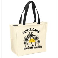 Punta Cana Beach Souvenir RD Dominican Republic 2022 Zip Tote Bag