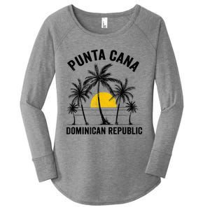 Punta Cana Beach Souvenir RD Dominican Republic 2022 Women's Perfect Tri Tunic Long Sleeve Shirt