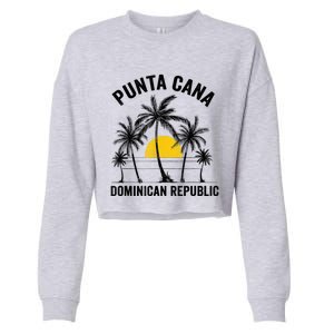 Punta Cana Beach Souvenir RD Dominican Republic 2022 Cropped Pullover Crew