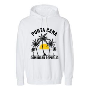 Punta Cana Beach Souvenir RD Dominican Republic 2022 Garment-Dyed Fleece Hoodie