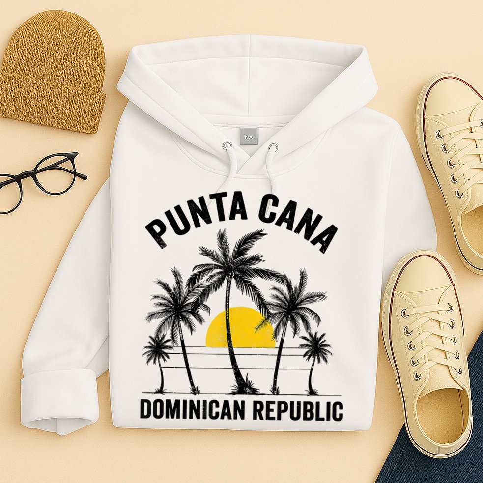 Punta Cana Beach Souvenir RD Dominican Republic 2022 Hoodie