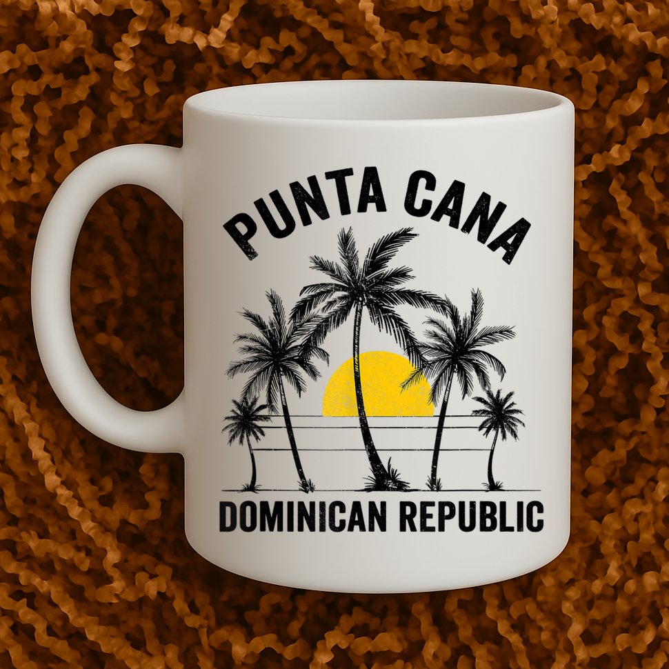 Punta Cana Beach Souvenir RD Dominican Republic 2022 Mug