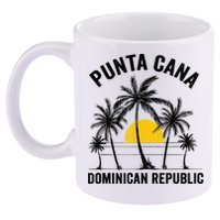 Punta Cana Beach Souvenir RD Dominican Republic 2022 11oz C Handle Ceramic Mug