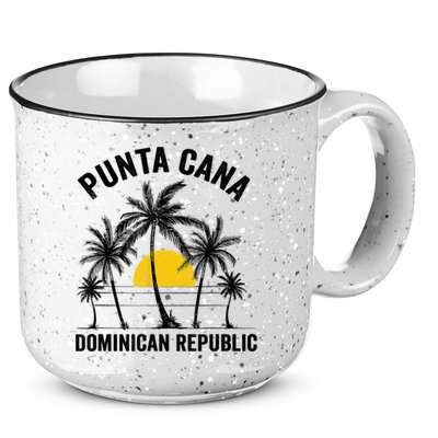 Punta Cana Beach Souvenir RD Dominican Republic 2022 15oz Campfire Ceramic Mug