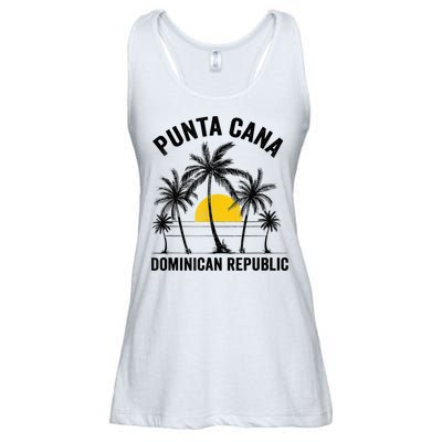 Punta Cana Beach Souvenir RD Dominican Republic 2022 Ladies Essential Flowy Tank