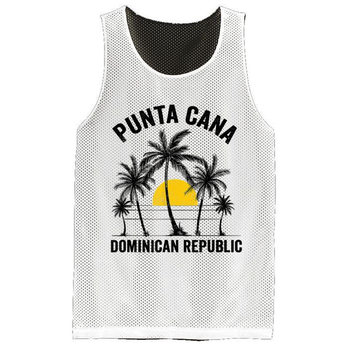 Punta Cana Beach Souvenir RD Dominican Republic 2022 Mesh Reversible Basketball Jersey Tank