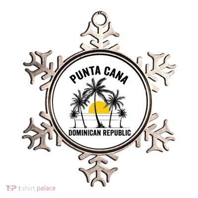Punta Cana Beach Souvenir RD Dominican Republic 2022 Metallic Star Ornament
