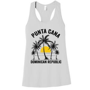 Punta Cana Beach Souvenir RD Dominican Republic 2022 Women's Racerback Tank