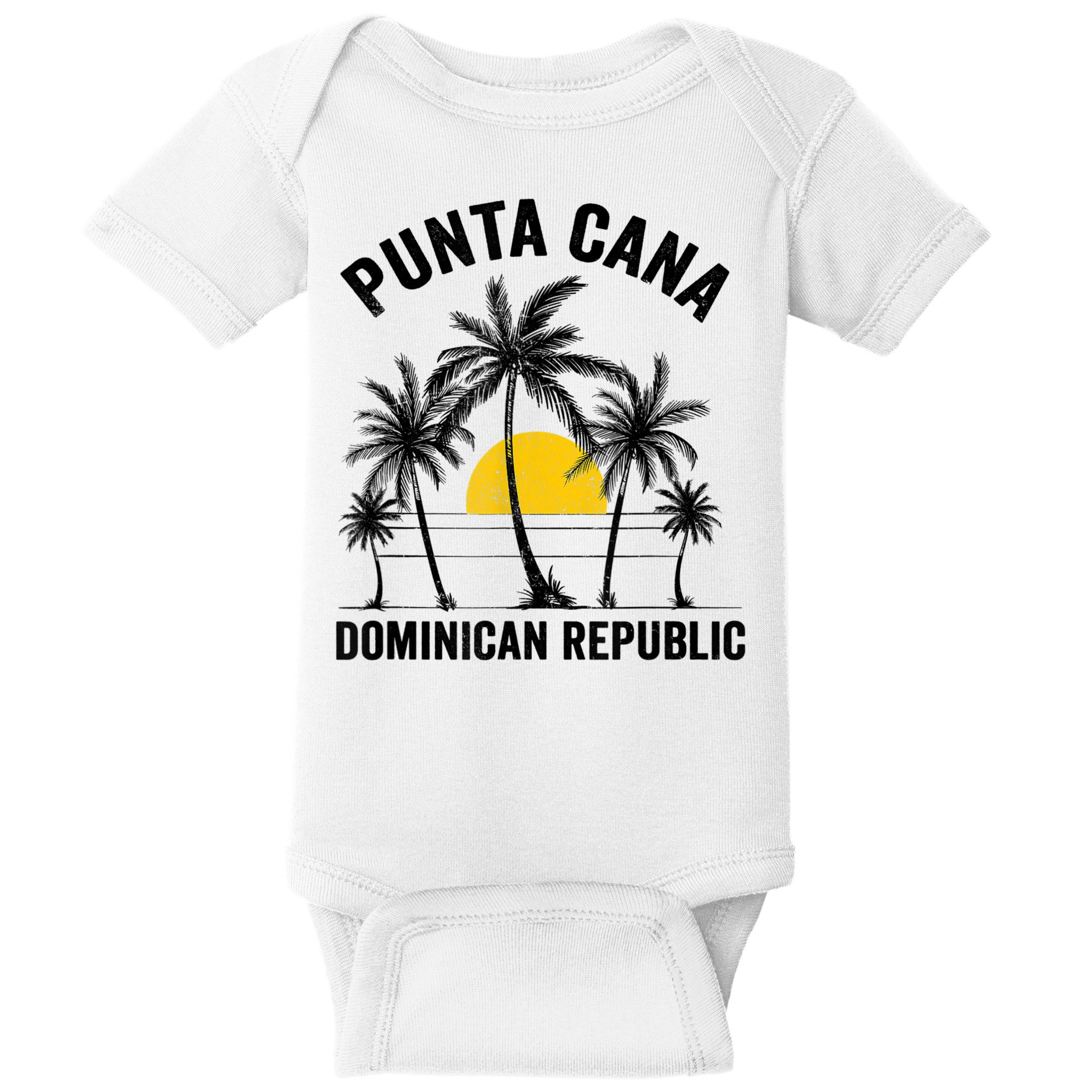 Punta Cana Beach Souvenir RD Dominican Republic 2022 Baby Bodysuit